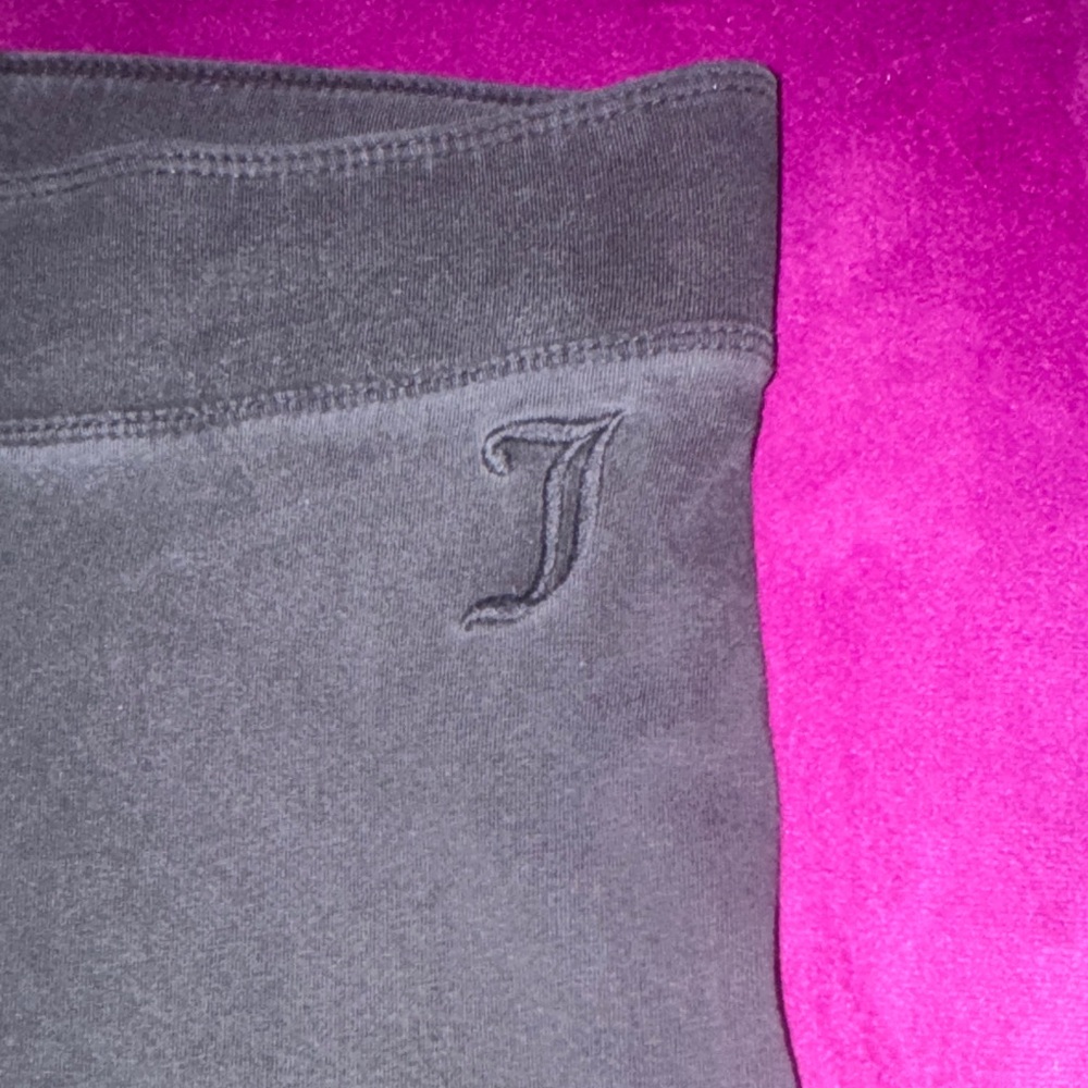 Juicy Couture Black Leggings with Ruched Hem Tights Women’s Pants Size Small - Picture 5 of 11